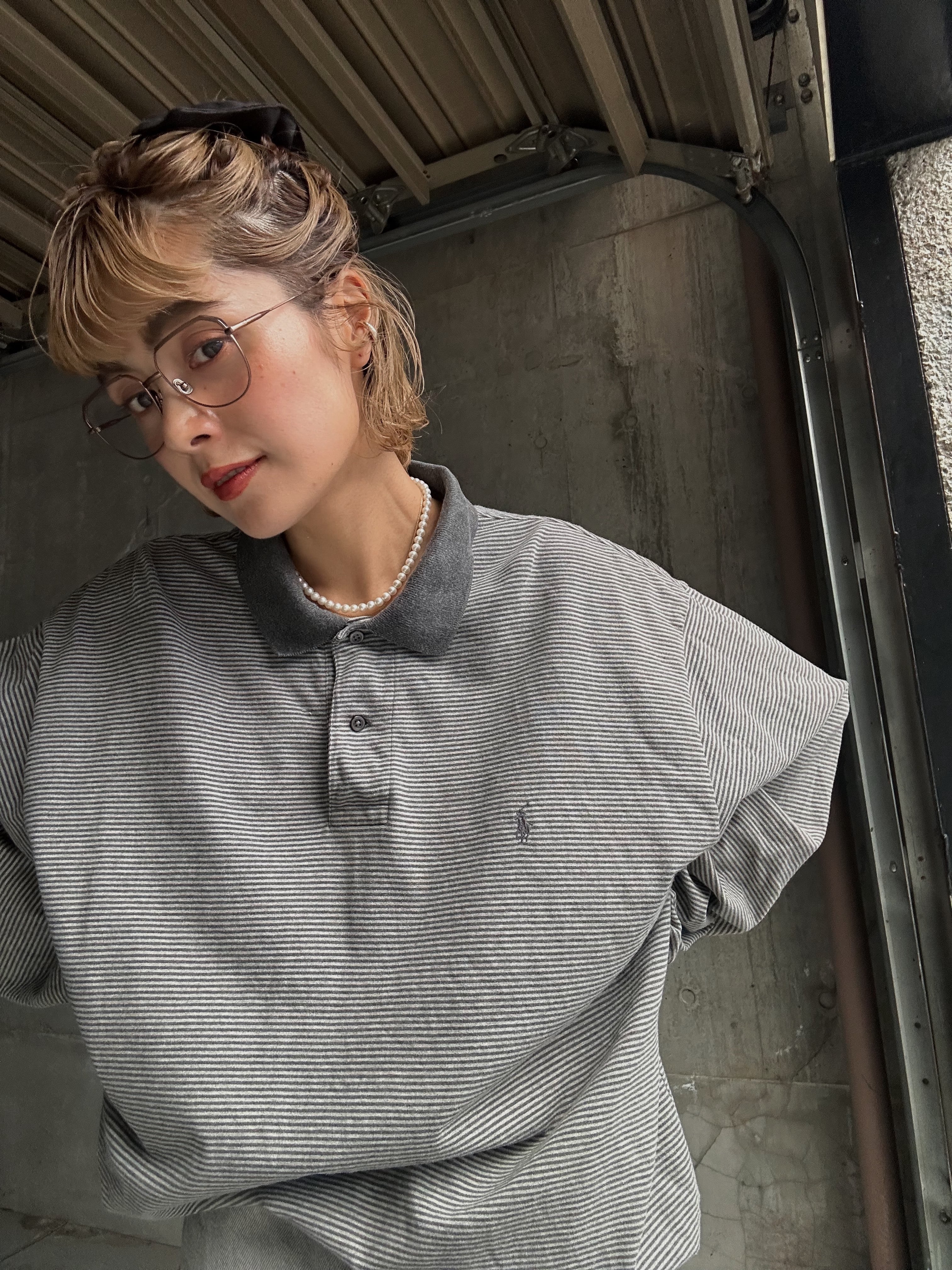 (SH1188)Polo Ralph Lauren border polo shirt