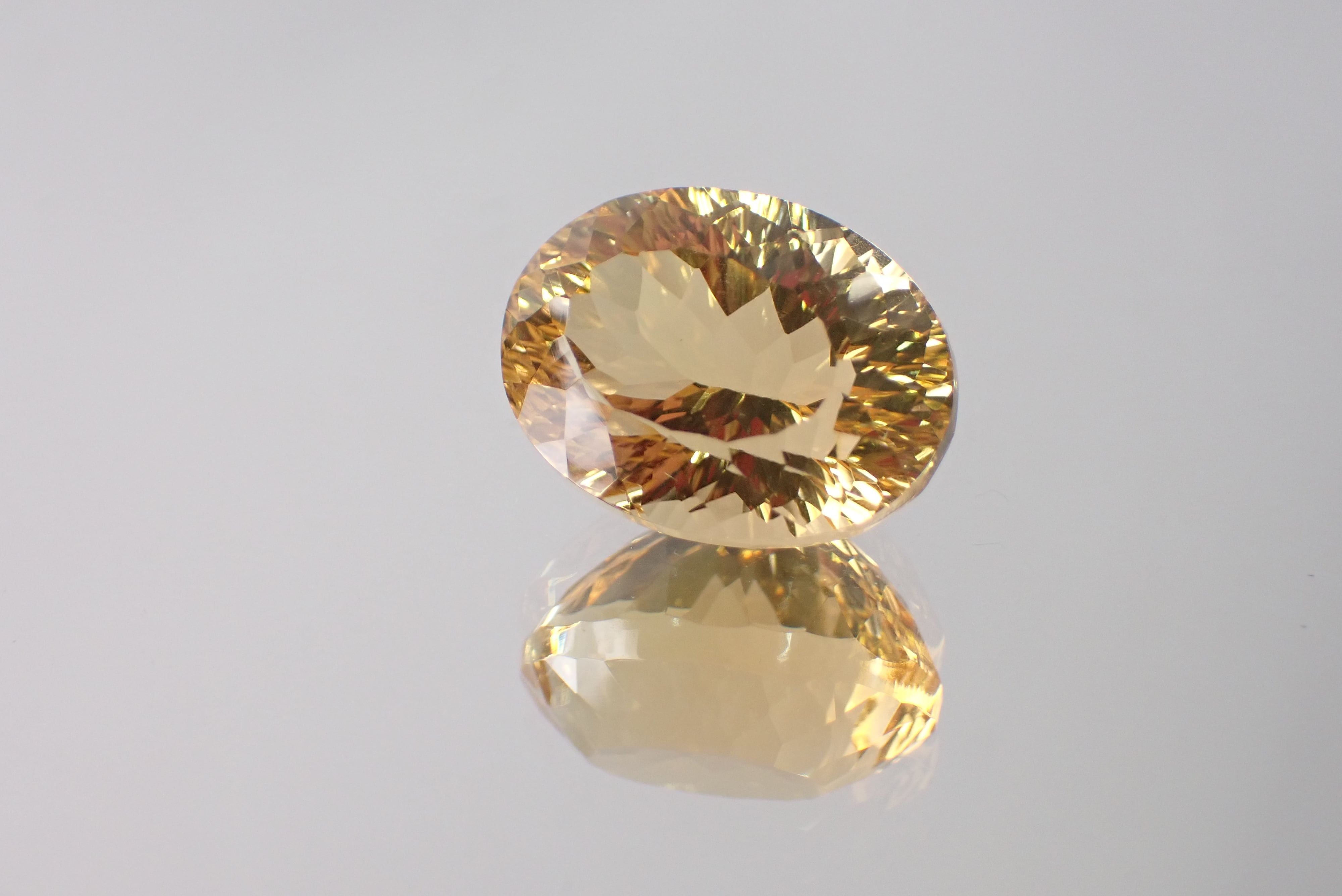 シトリン(コンケーブカット) 20.34ct [C5‐415] | differencee(ディファ