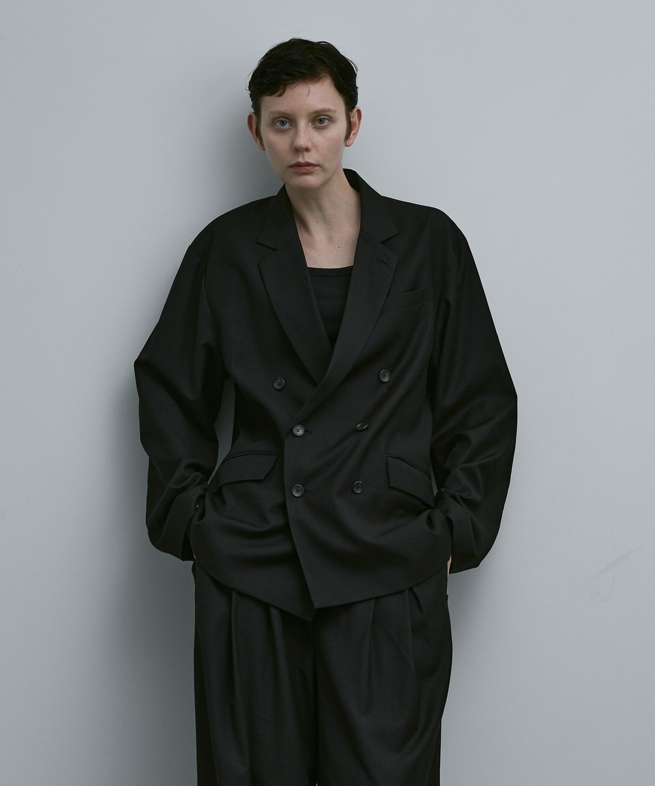 CLASSIC TR WOOL TAILORED JACKET【セットアップ対応】/ black