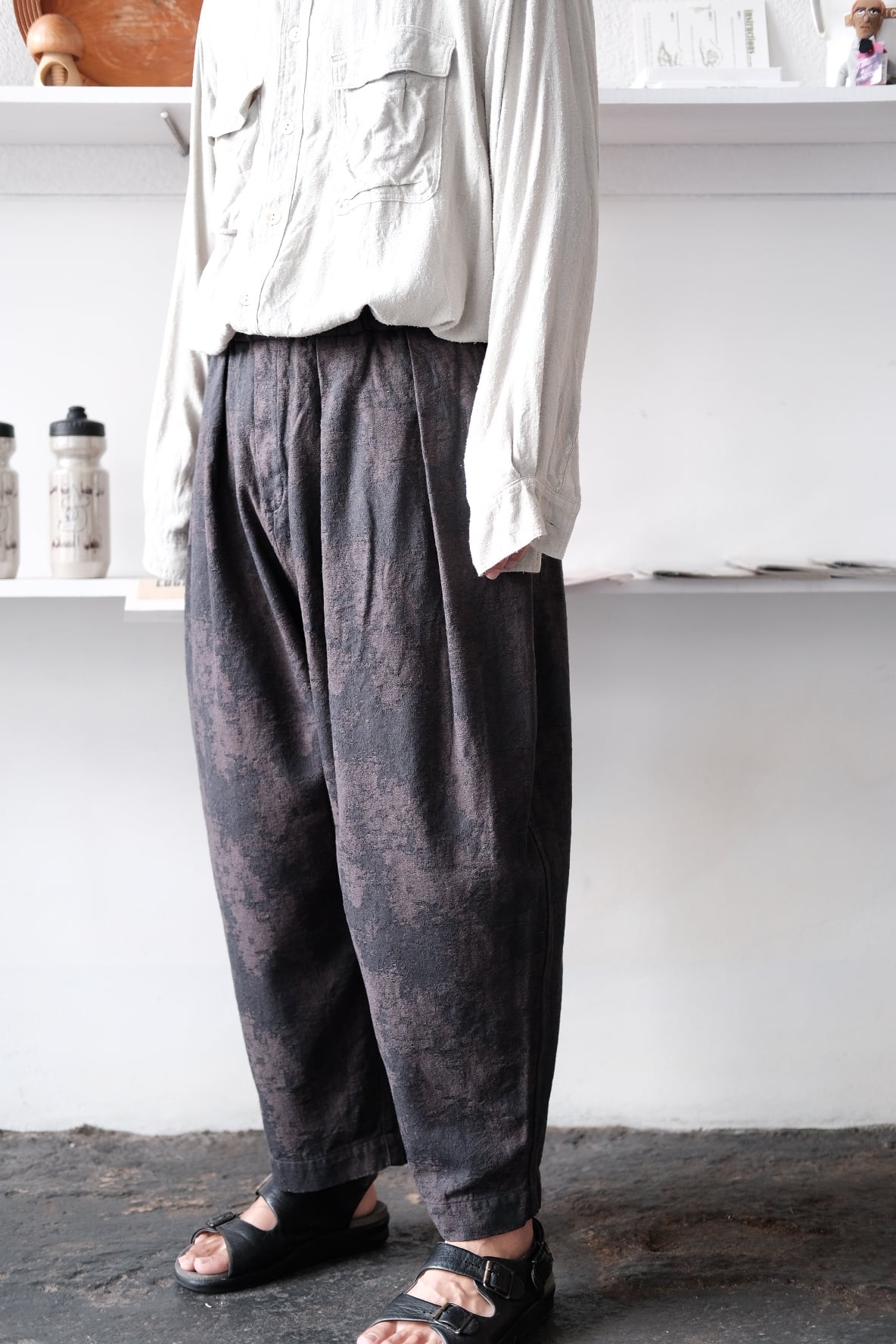 mittan ミッタン 絹綿麻ジャガードワンピース mittan ミッタン 絹綿麻