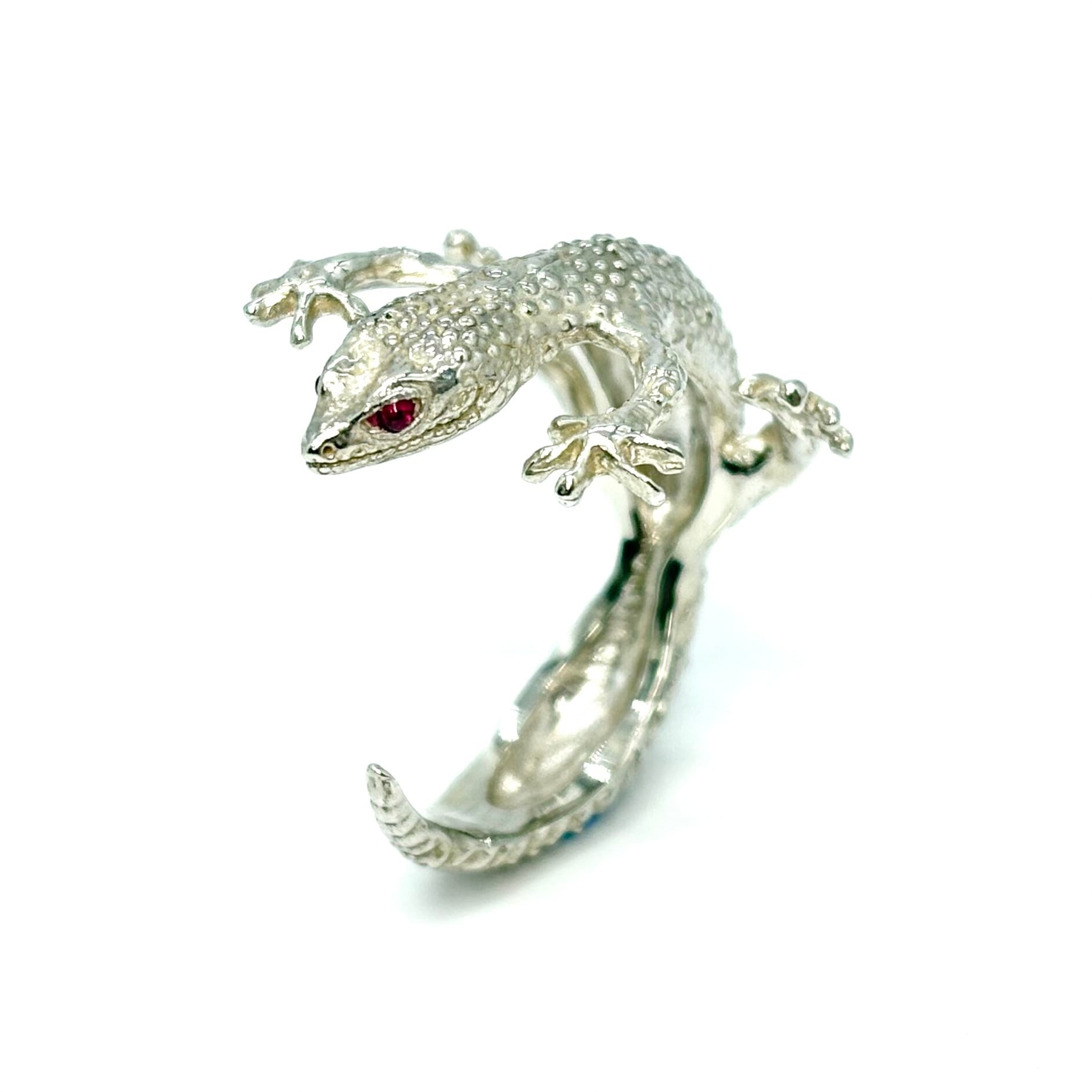 【期間限定商品】レオパードベビーリング(ルビー)