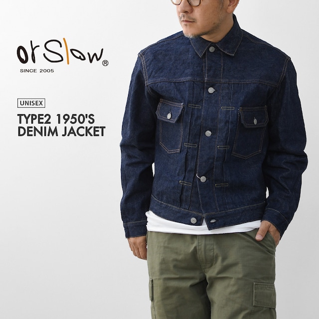 orslow [オアスロウ] TYPE2 1950'S DENIM JACKET [01-6002-81] タイプ2 1950'S デニム ジャケット・デニムジャケット・ジージャン・ヴィンテージ・MEN'S / LADY'S [2026AW]