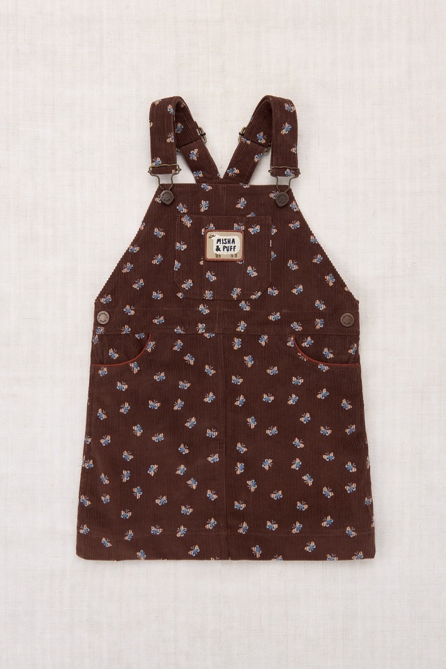 【MISHA & PUFF】26 Fall Drop2 / CORDUROY JUMPER DRESS / DARK ROAST MARIPOSA