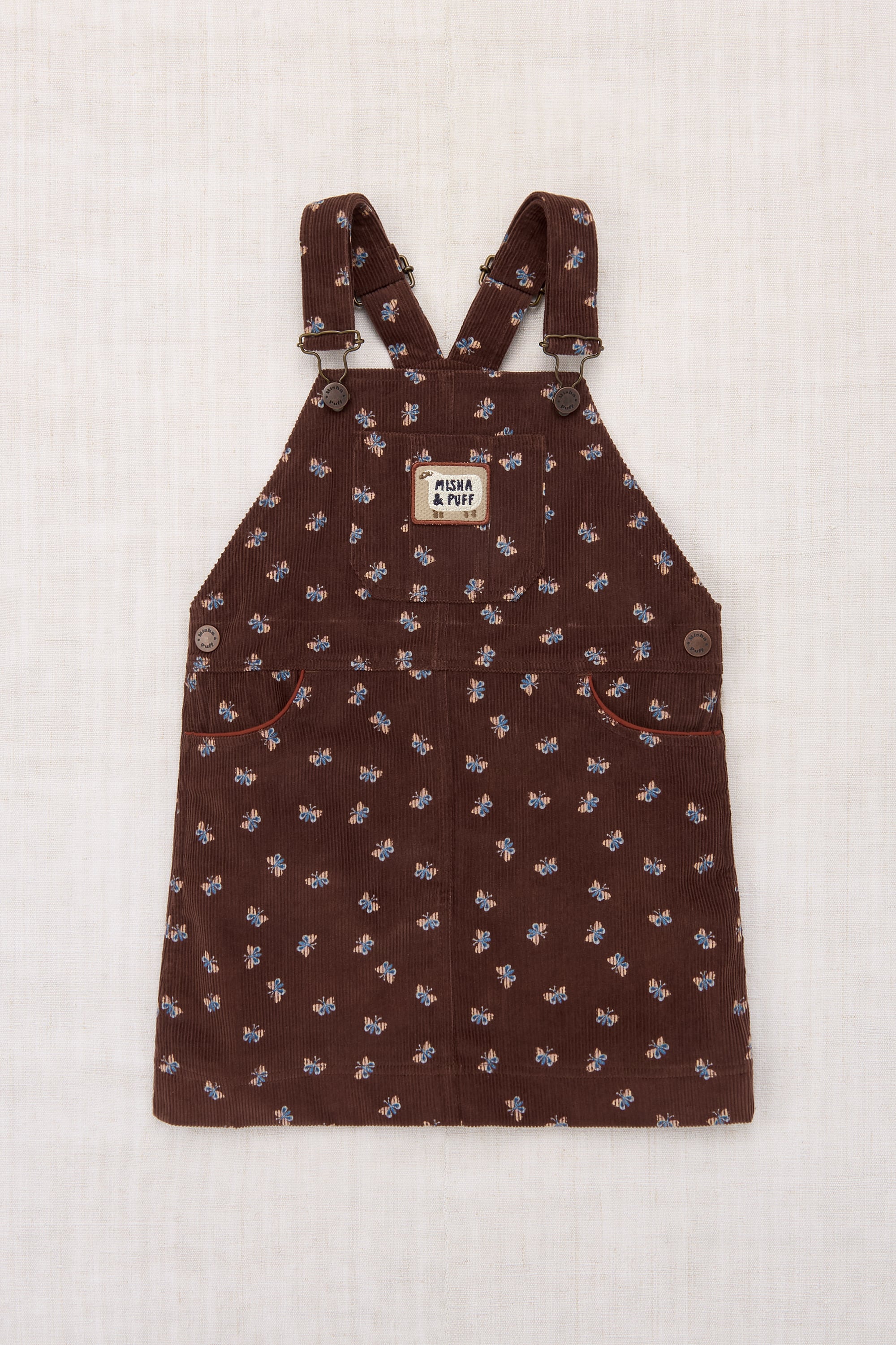 【MISHA & PUFF】26 Fall Drop2 / CORDUROY JUMPER DRESS / DARK ROAST MARIPOSA