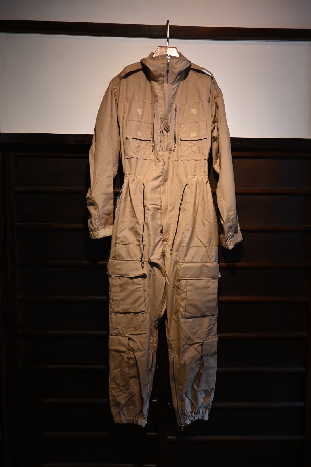 vintage Graham Hillハリントンジャケットウール調短丈ブラウンL size