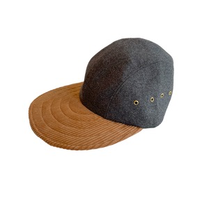 Manager In Training | Wool & Corduroy cap | Charcoal Gray