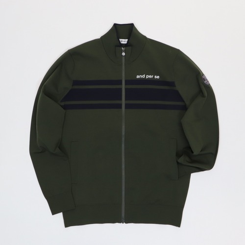 【and per se】フルジップスウェット