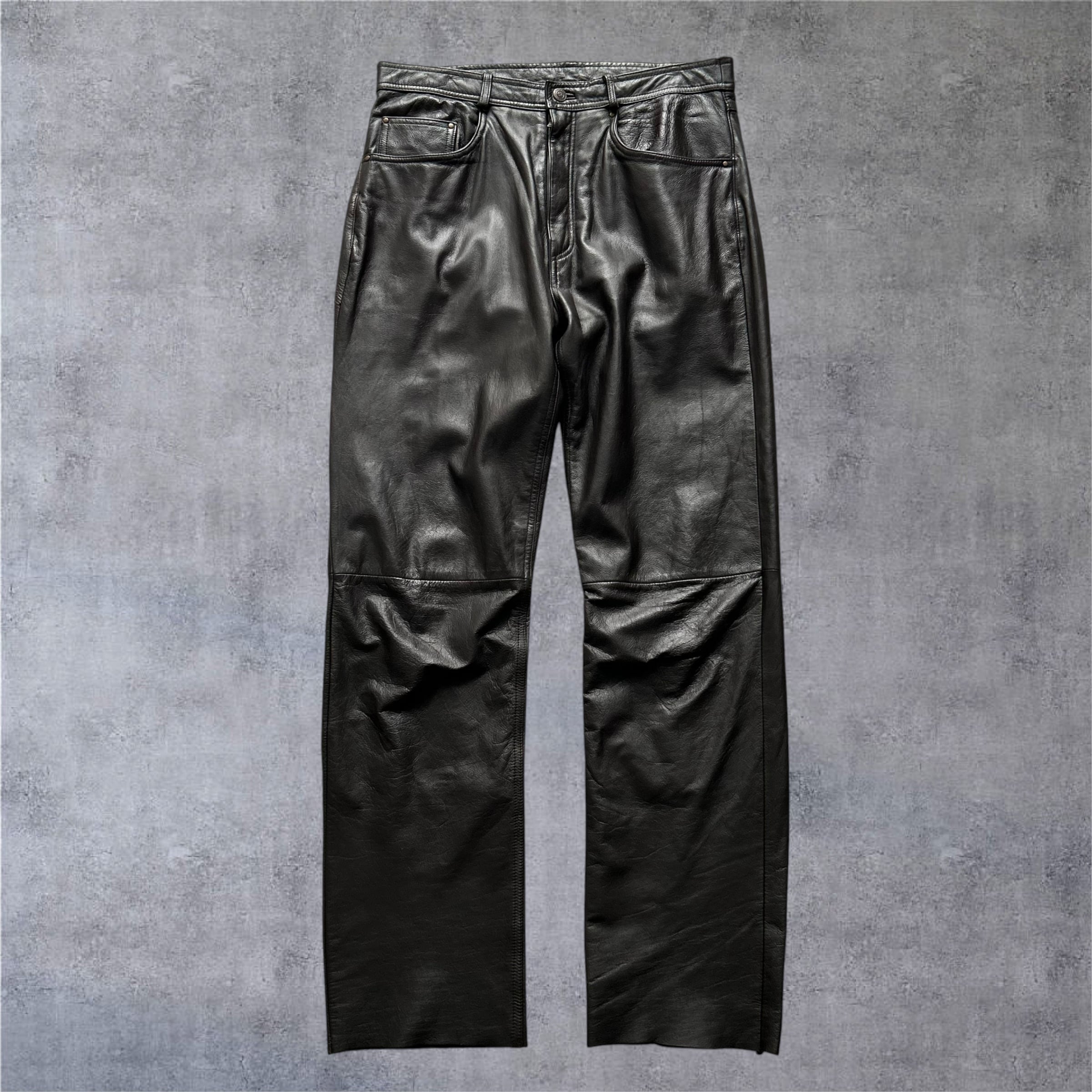 1990s Euro Leather Pants【高円寺店】