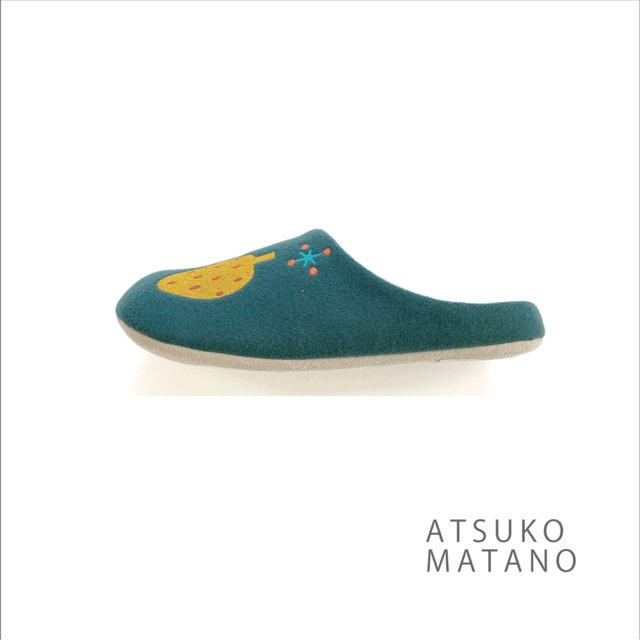 【ATSUKO MATANO（マタノアツコ）】スリッパ「小さな森」