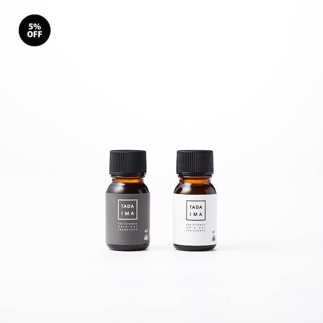 01 smoky wood & 02 bitter citrus SET【各アロマオイル10ml】