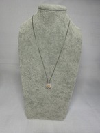 天然イエローダイヤモンド(0.115ct)ネックレス/PT900・K18YG