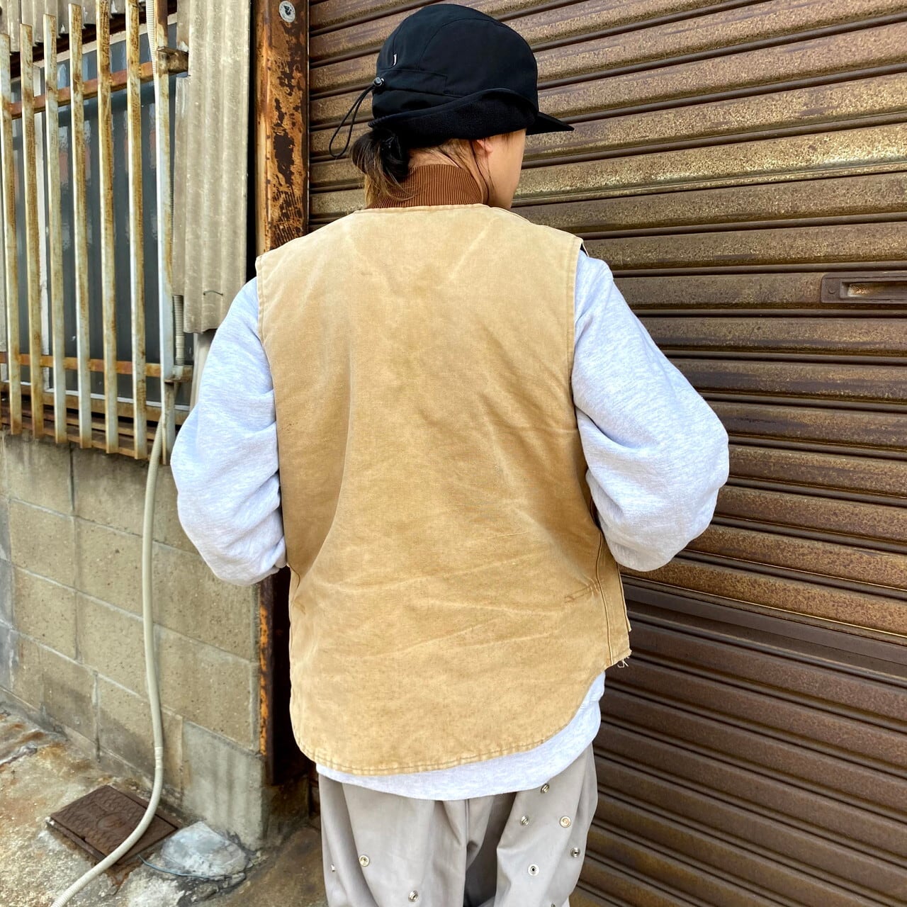 Carhartt カーハート ダック地 ワークベスト メンズL相当 古着