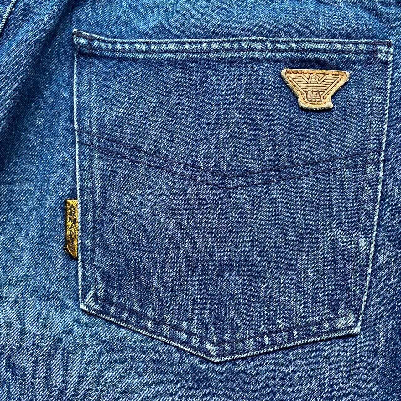 80〜90年代 イタリア製 ARMANI JEANS アルマーニジーンズ テーパード  