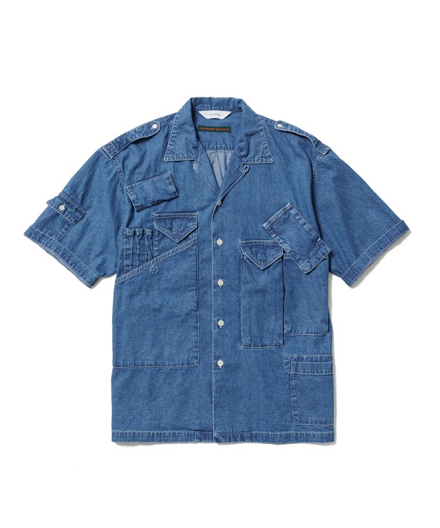 Sasquachfabrix./ 24SS-SY5-005 “KATHARINE HAMNETT” DENIM SHIRT