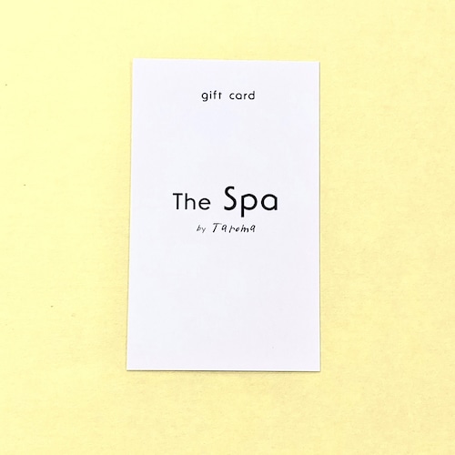 The Spa by Taroma　ギフトチケット【45min.】