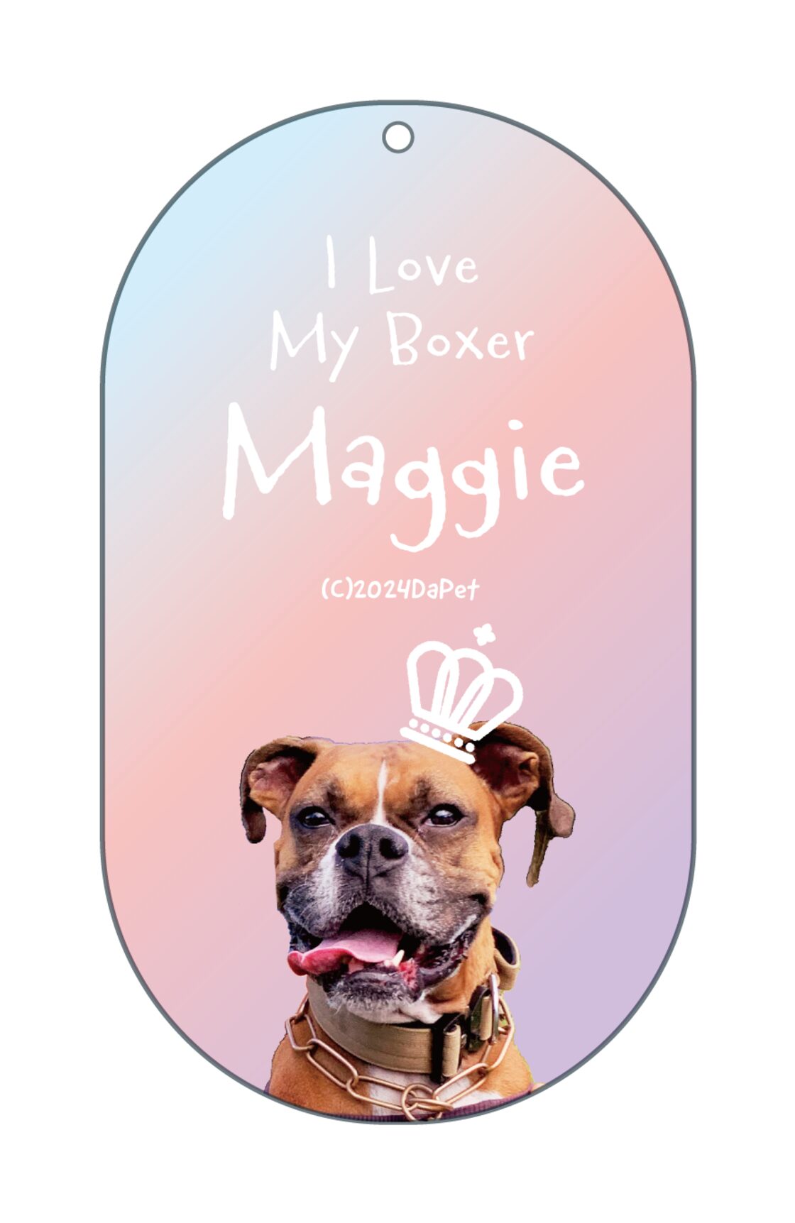 犬猫ほか自由】I Love My ◉◉ お名前 keyring 10cm（オリジナルをお