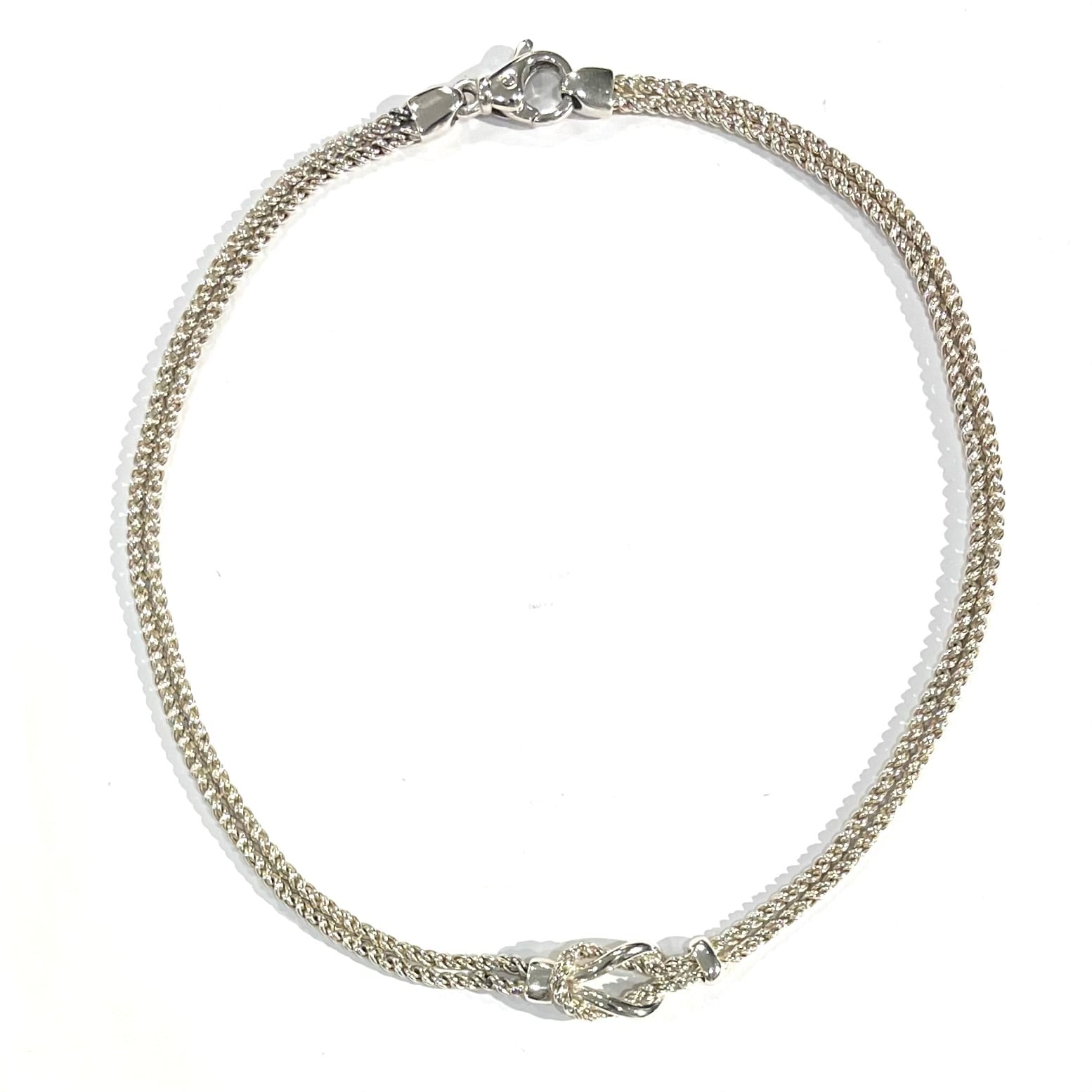 希少【TIFFANY&CO.】 2987 ティファニー ダブルロープ センターノット
