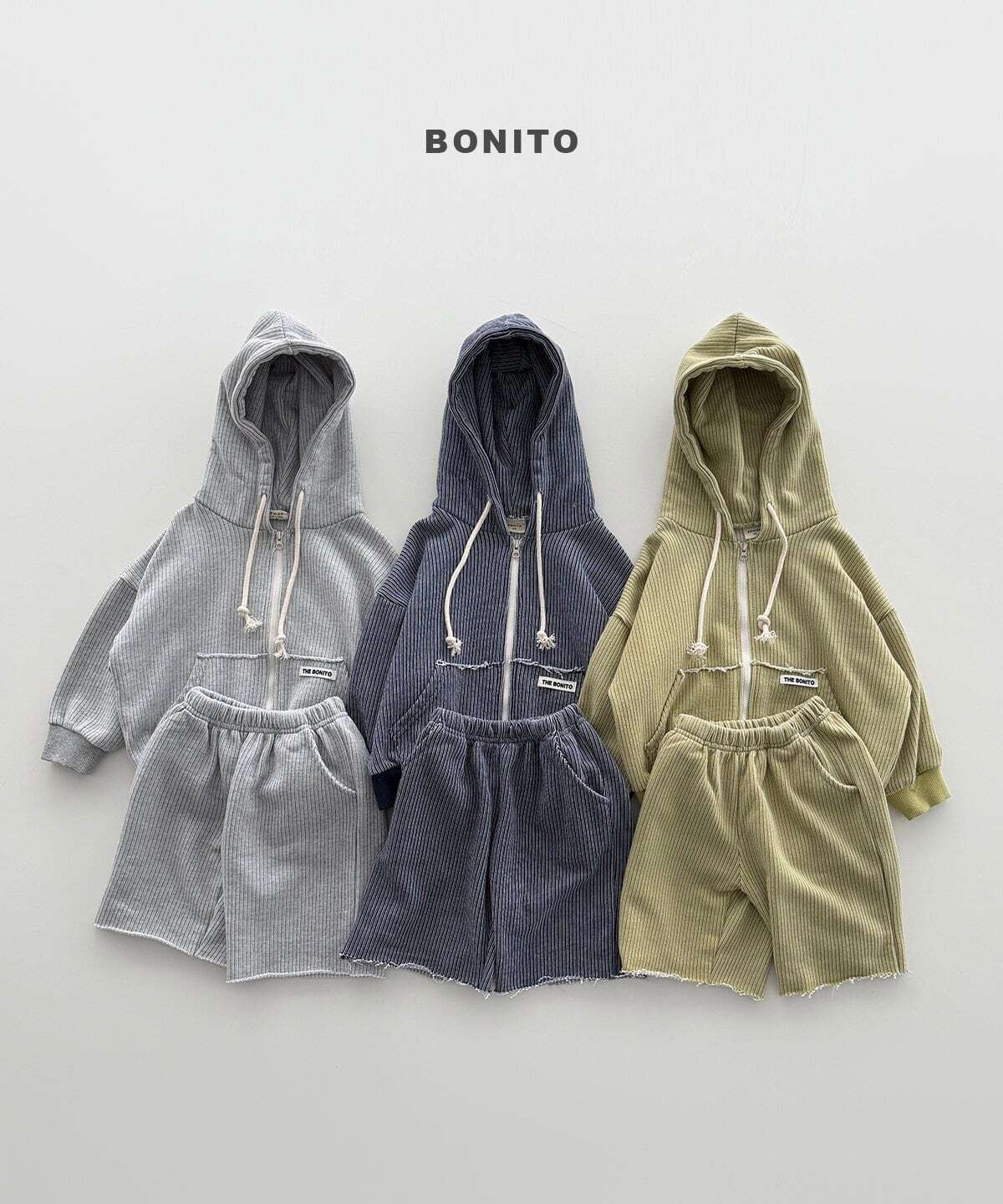 【予約】bonito Eddy hood set Jr. size
