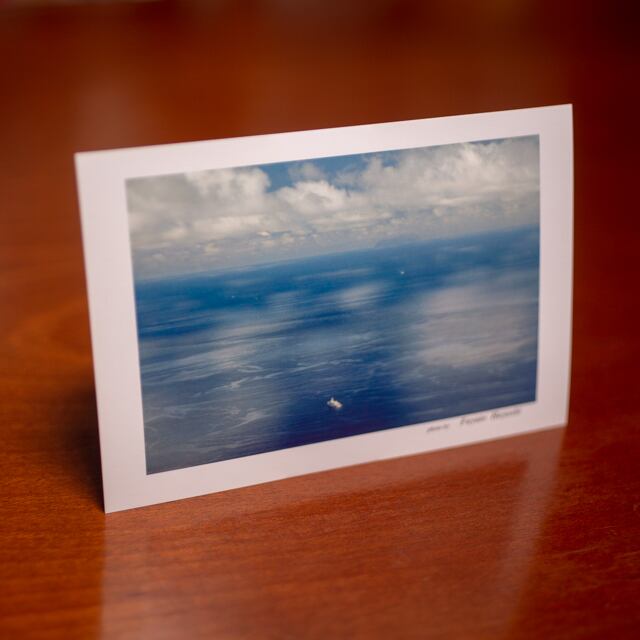 八丈島のポストカード「青ヶ島遠望」 | 林冬人写真事務所