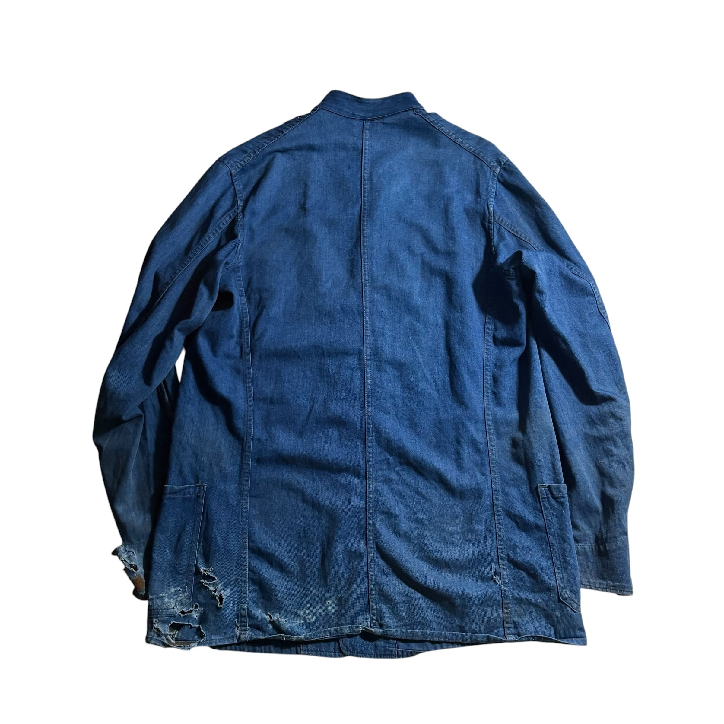 ジャケット・アウター 40s Fabram Indigo Fireman Jacket vintage 1940's FABRAM indigo cotton fireman jacket | NOIR ONLINE