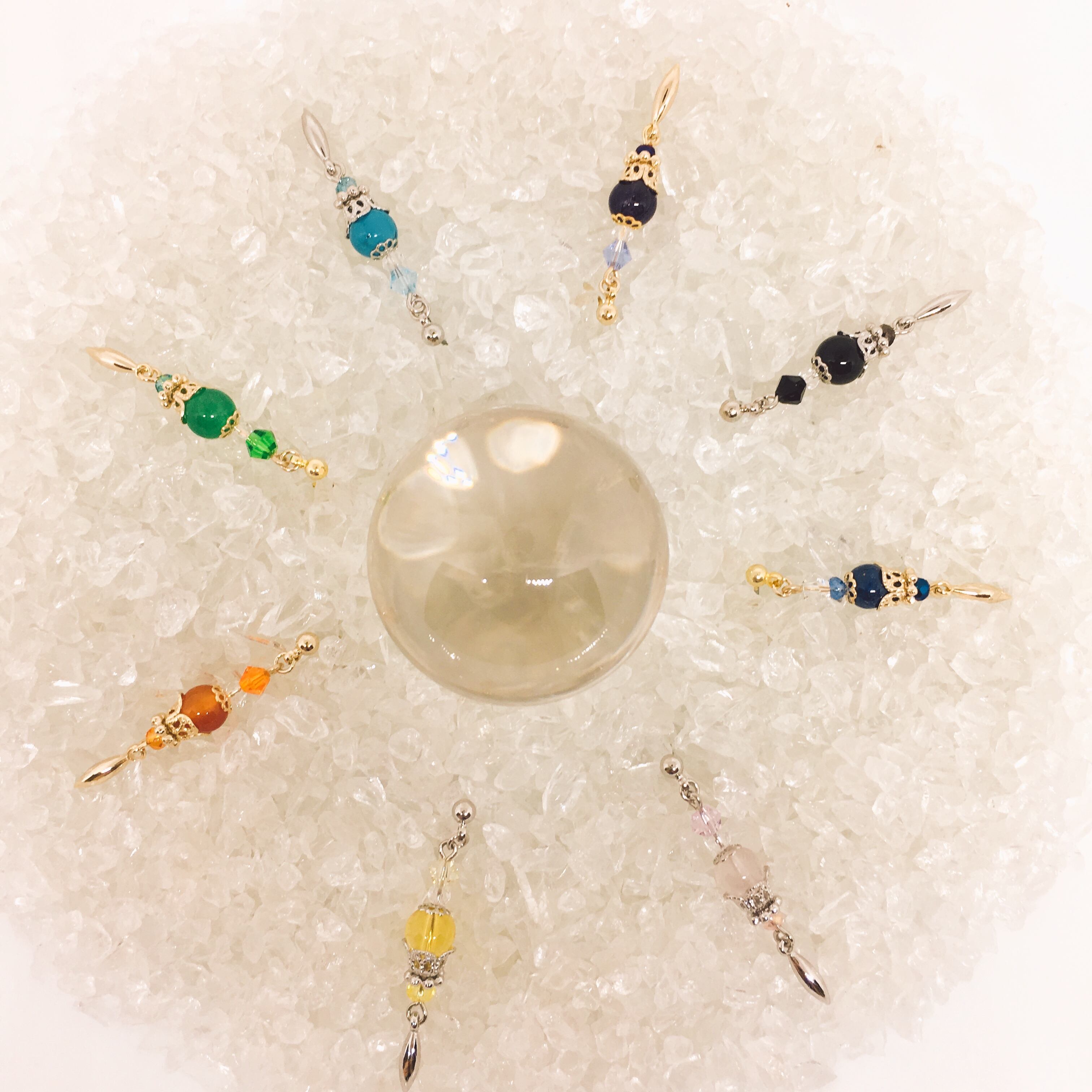 虹色の女神〜シリーズ〜|ミナヒカルーおしゃれな天然石×ハンドメイドアクセサリー