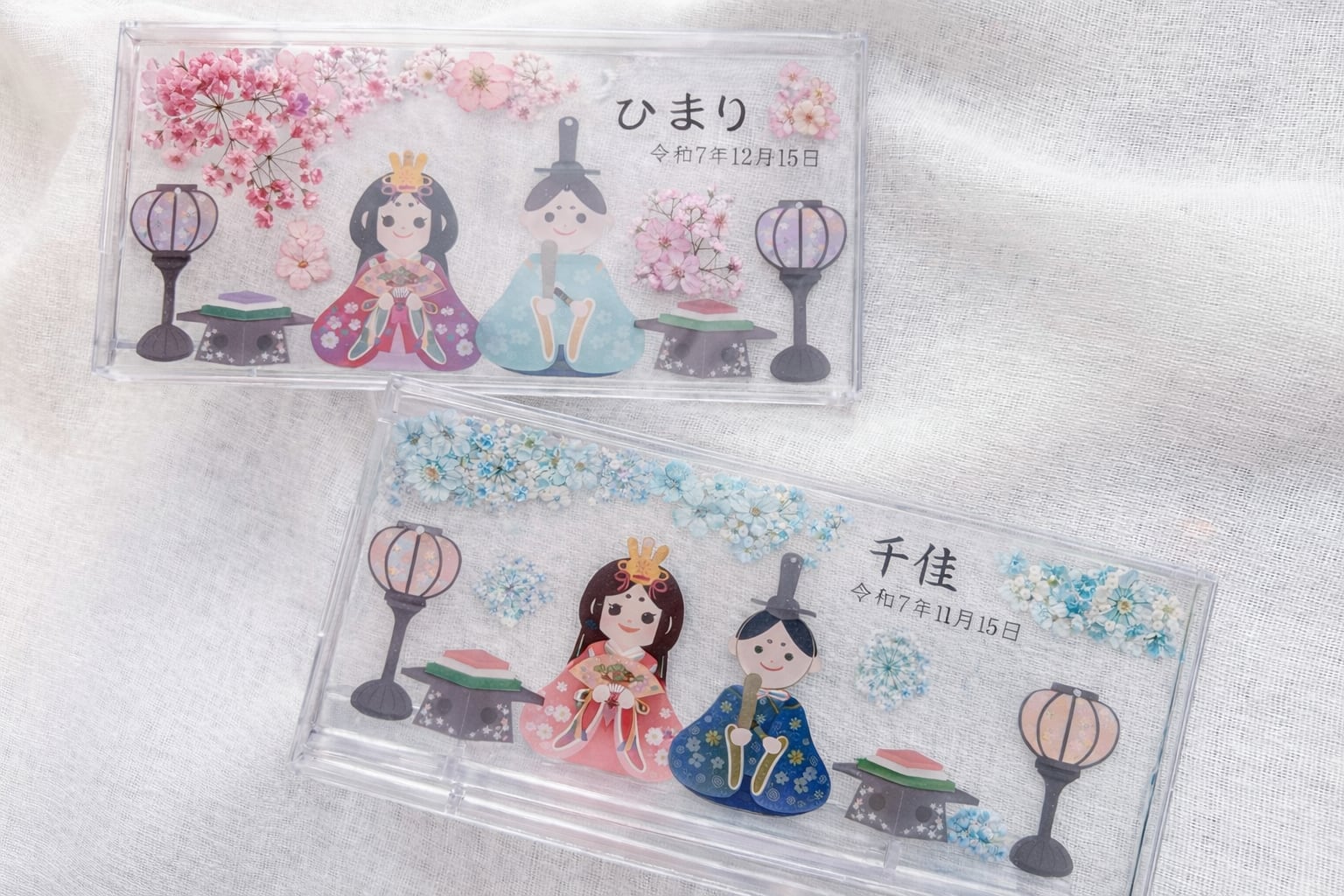  ひな祭りデザイン プレート ひな祭り】ひな祭り木製お名前プレート | Salon de C