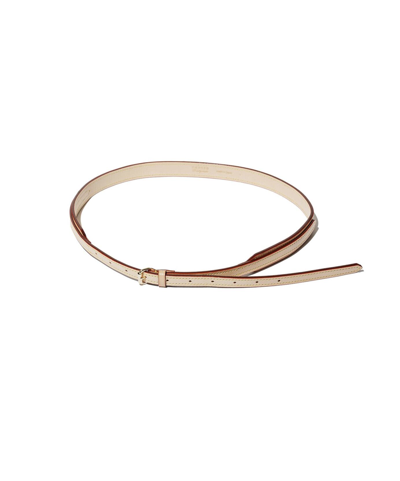 UNUSED / UH0632 LEATHER BELT(BEIGE) | AfterSchool (アフター