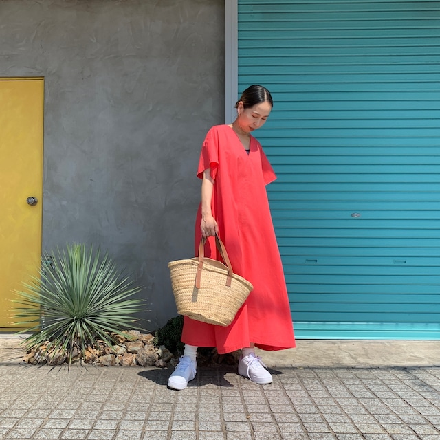 【残り１点】V-neck one piece     FREEサイズ