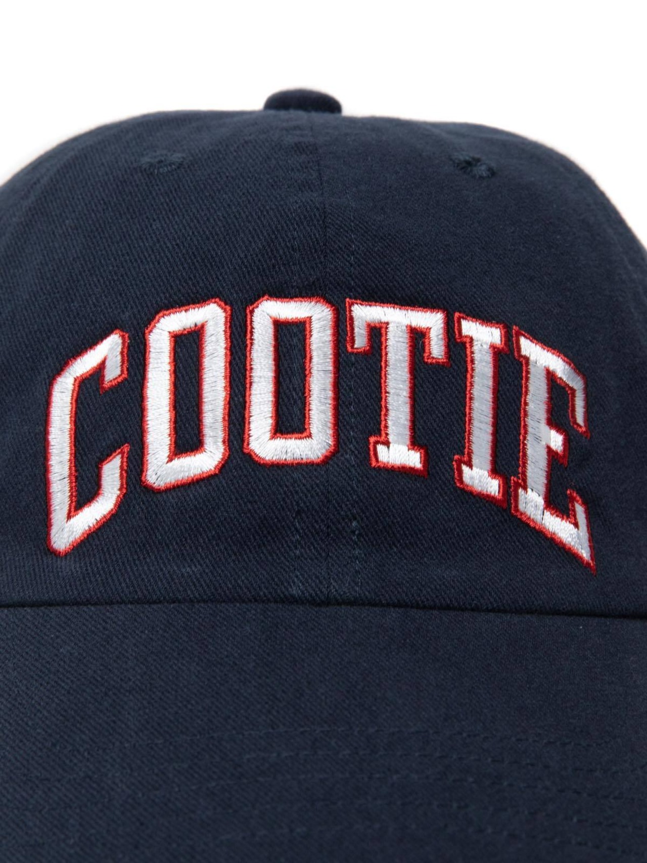 Embroidery 6 Panel Cap - Navy -
