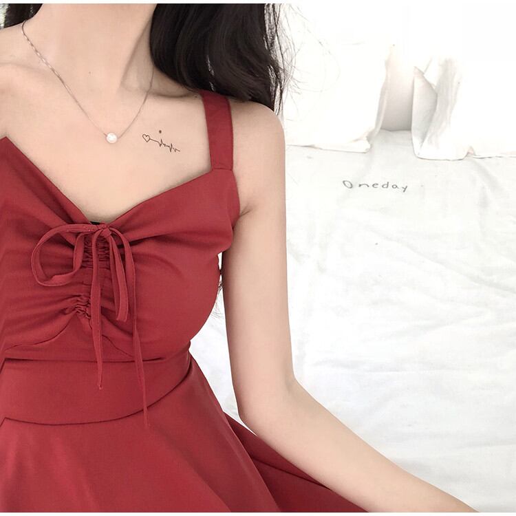 注目になる印象 早い者勝ち 快適である キャミワンピ ヤングスタイル スリム セクシー スリム シン