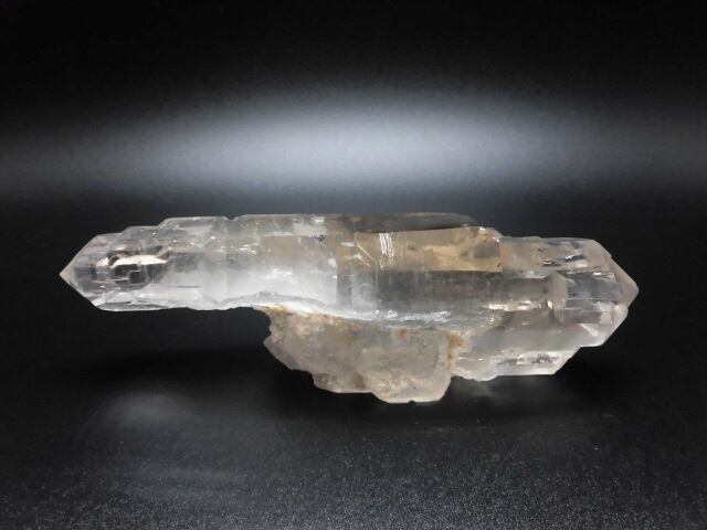 天然の両剣 【送料無料】【レア品】ブラジル産カテドラル水晶ダブルターミネーター　no.1