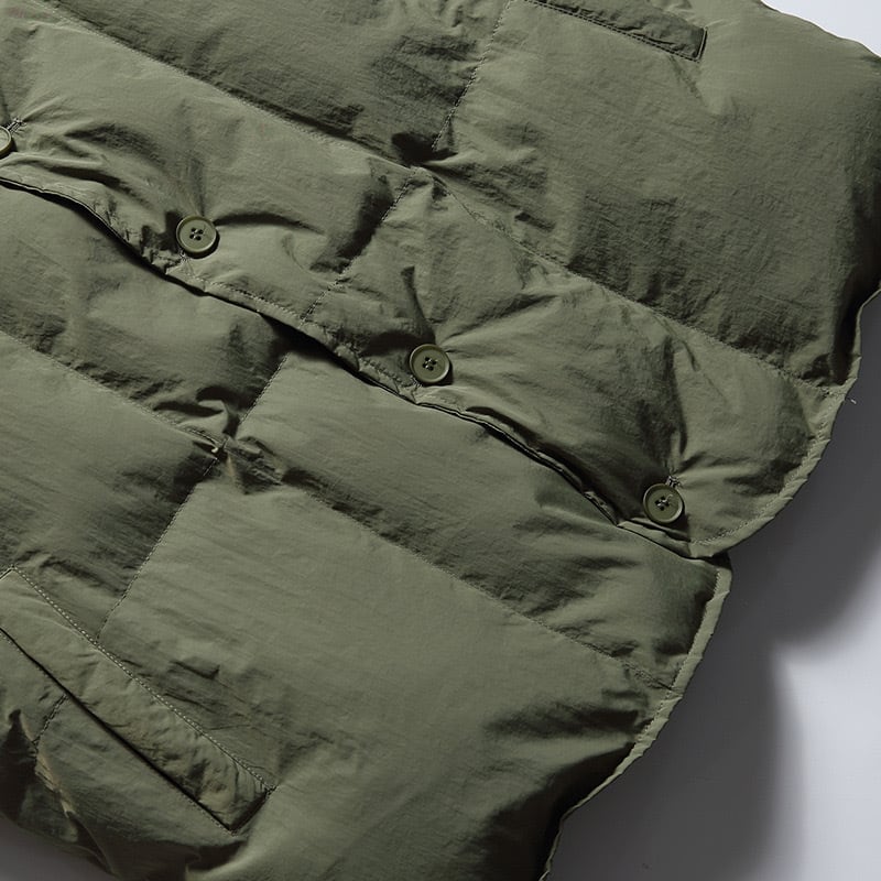 ノーカラー ダウンベスト / Collarless Down Vest | INOCENCE