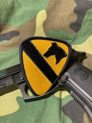 ミリタリー ワッペン パッチ U.S.Army アーミー アメリカ陸軍 第一騎兵師団 現行ロゴ PM0018
