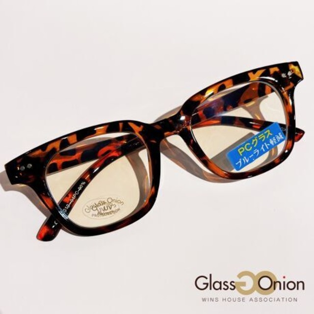 Glass Onion FASHION GLASSES 【ブルーライト カット PC ファッショングラス】GP0701 Blue