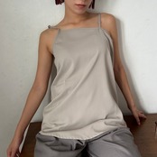 asymmetry camisole/gray
