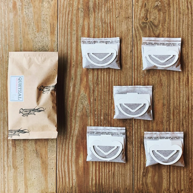 5 simple packaging COFFEE DRIP BAGS  [QUETZAL]