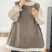 チェック柄サイドリボンベスト ・12715