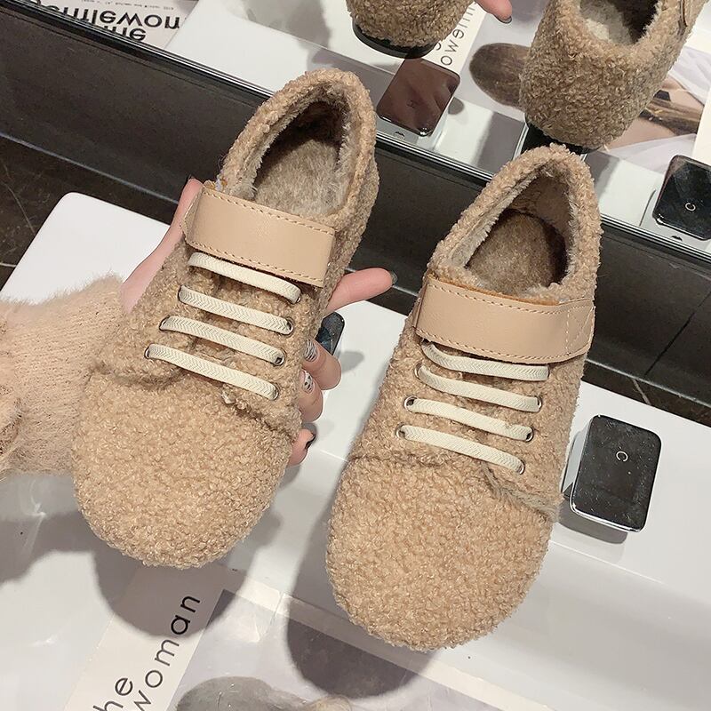 シングルレディースレッドカジュアルベルベット 靴 シューズ コットン 部族の婦人靴95717329913