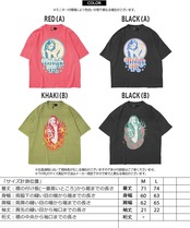 ◆ガールプリント ピグメントTシャツ◆sb-g1250342n