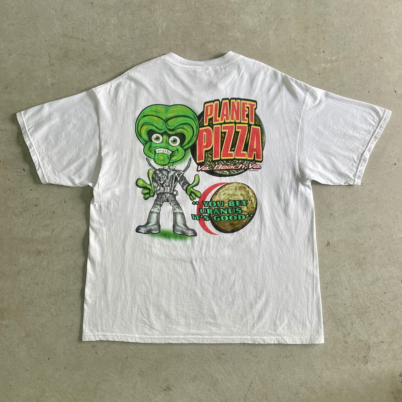 00年代 PLANET PIZZA プラネット ピザ アドバタイジング バック 