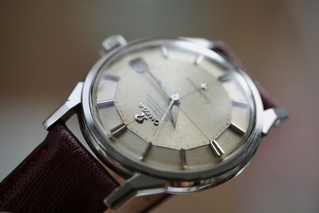 【OMEGA】1967年製 オメガ コンステレーション 12角×クロスライン ドッグレッグラグ グラデーションエイジング  / constellation / Cal.564 / pie pan