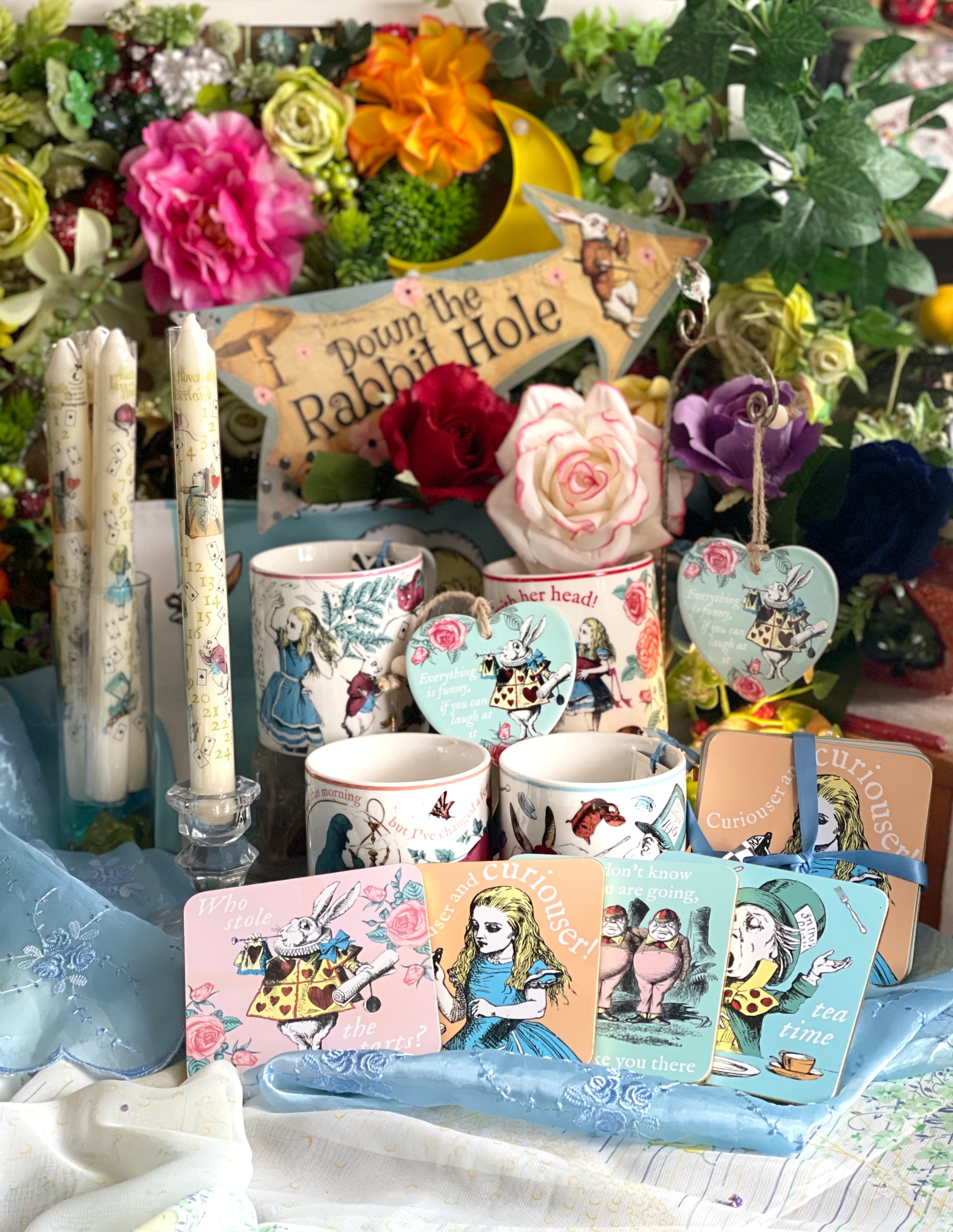 ◇カードウォレット◇アリス◇フラミンゴ◇ポーチ◇不思議の国のアリス