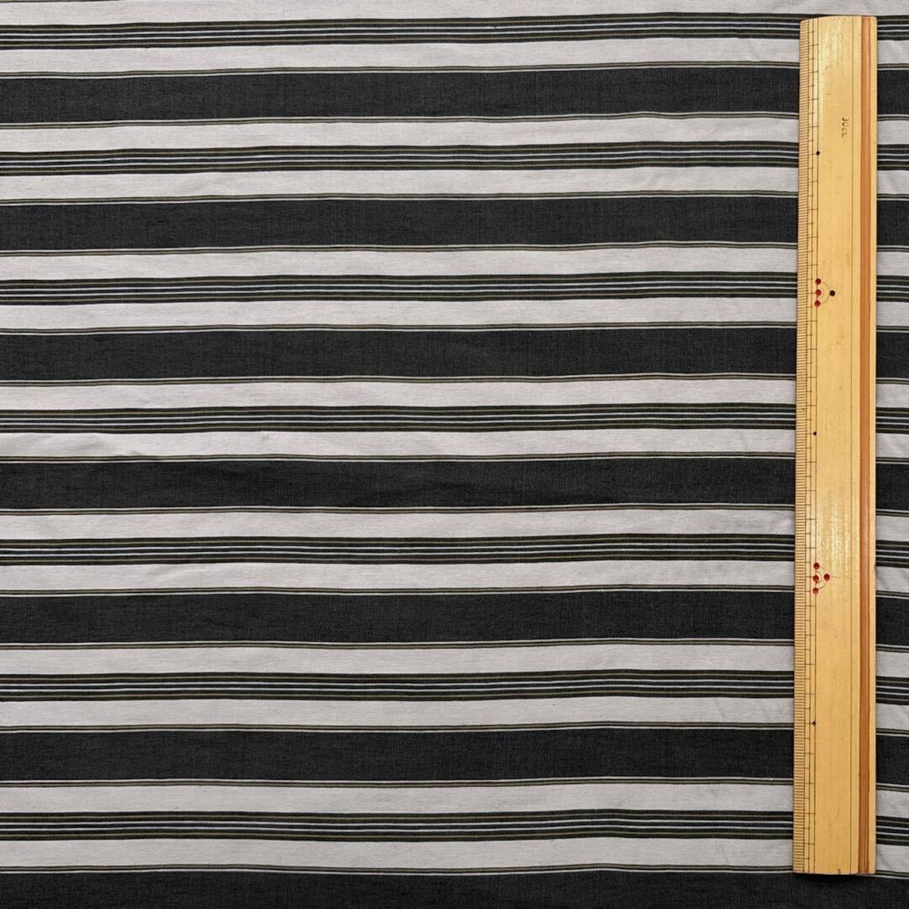 TC317◆2m◆L◆綿100%先染め播州織り生地◆ボーダー◆ダーク系