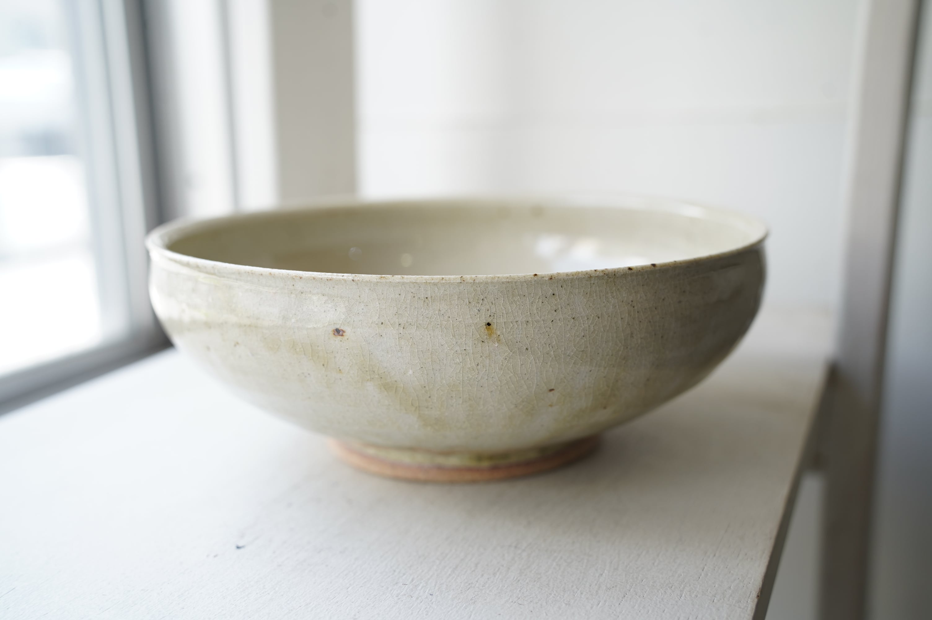 38 6寸丸鉢 淡緑釉 北岡幸士 1