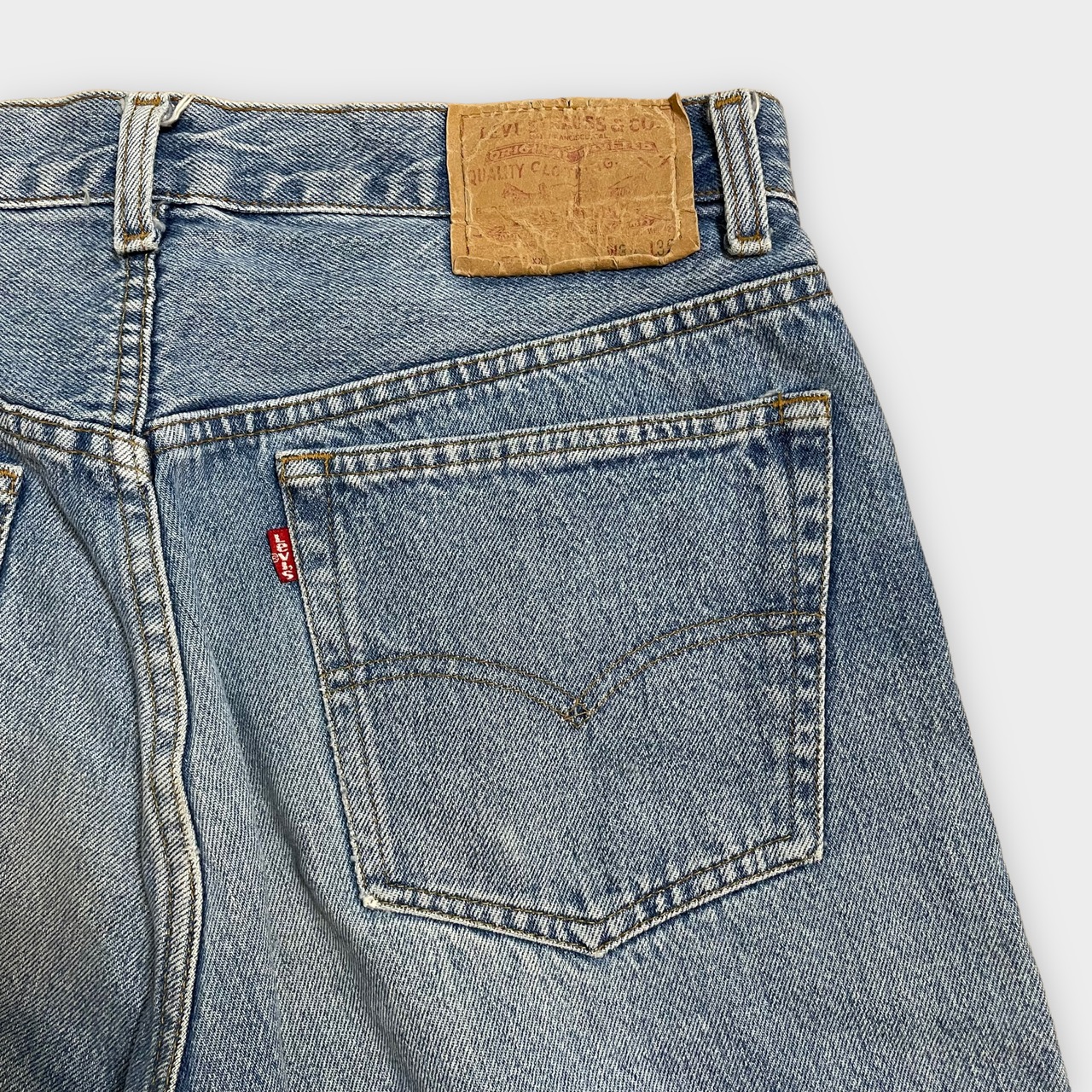【LEVI'S】80s USA製 デニム ジーパン ジーンズ 501xx W34 ボタン裏刻印555 バレンシア工場 リーバイス US古着