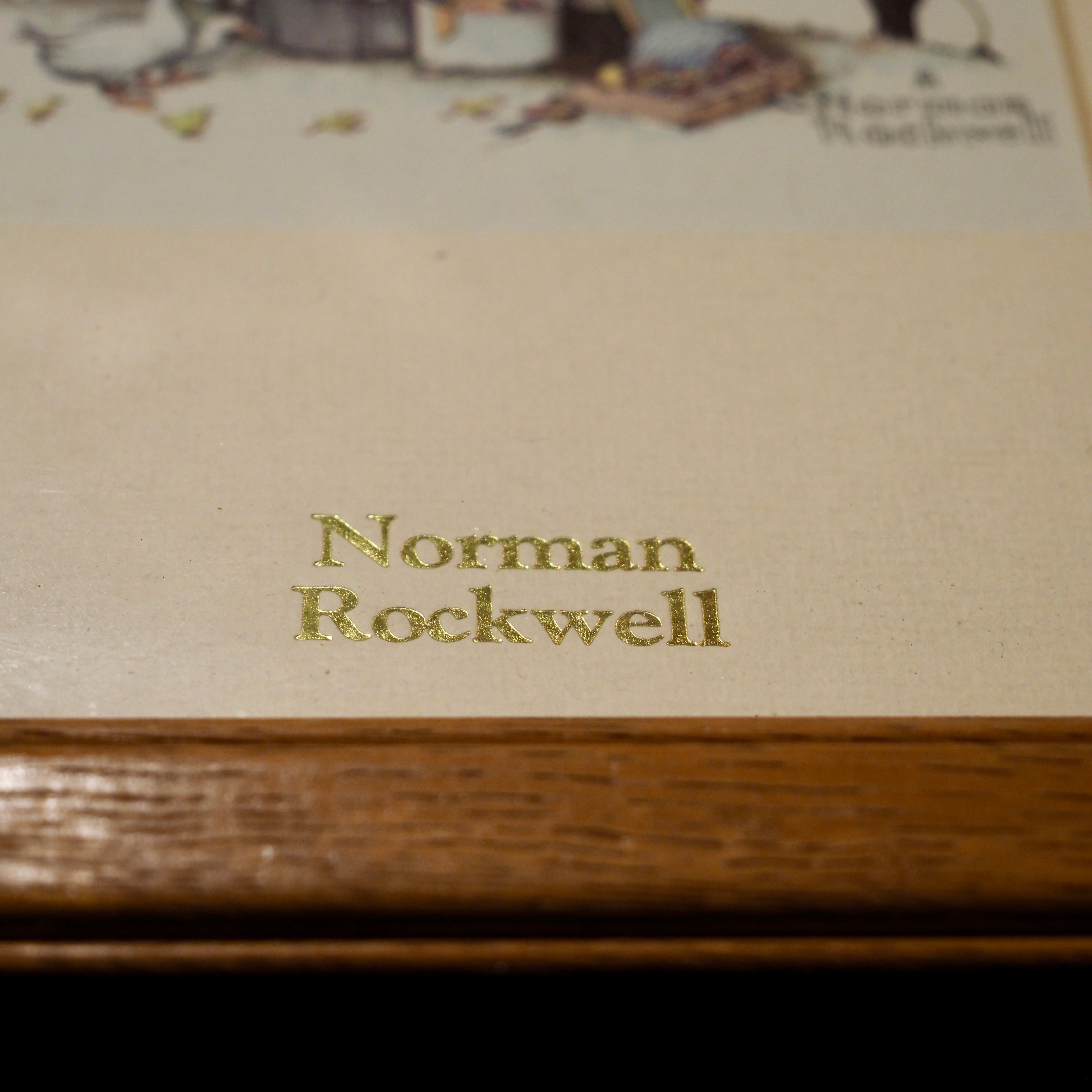 90s Norman Rockwell Framed Art Print ② ノーマンロックウェル
