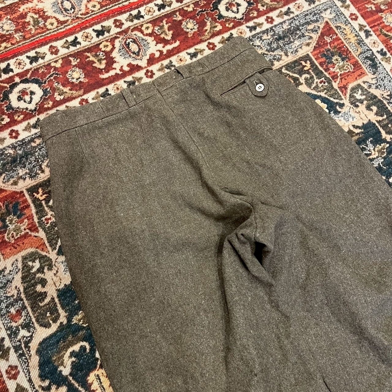 50s〜 スウェーデン軍 実物 CBV Swedish Army ウール パンツ W90cm