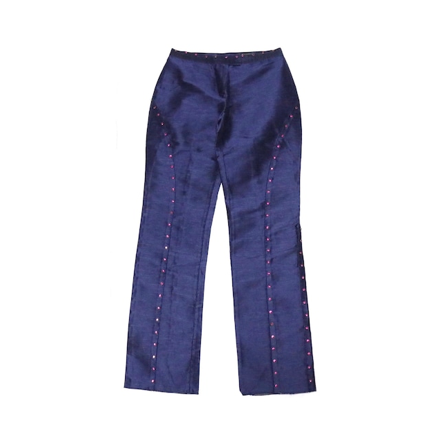 【Versace】Jewelry slacks pants