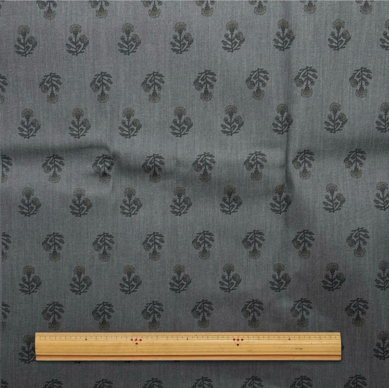 TC455◆2m◆L◆製作事例あり◆綿100%6オンスデニム生地◆マレファブ◆花柄