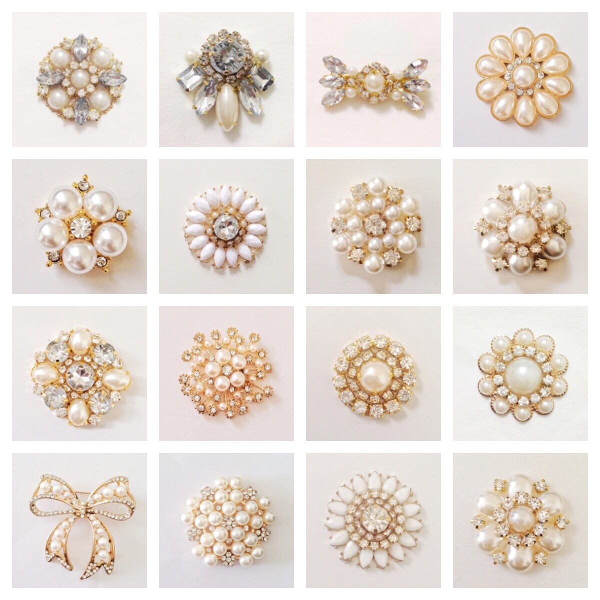 no1561/パールビジューブローチ | espoir